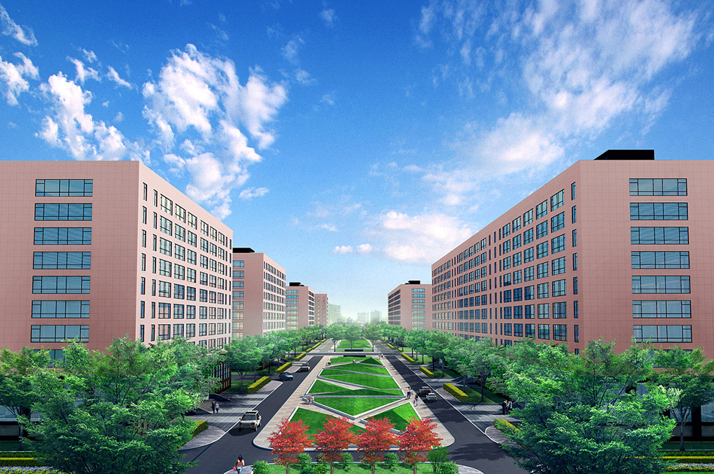 電子工業(yè)園景觀規(guī)劃設計圖2