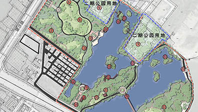 梅沙村濕地公園規(guī)劃設(shè)計總平面圖
