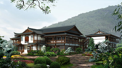 不同風(fēng)格、類型的建筑及其建筑不同部位的植物配置