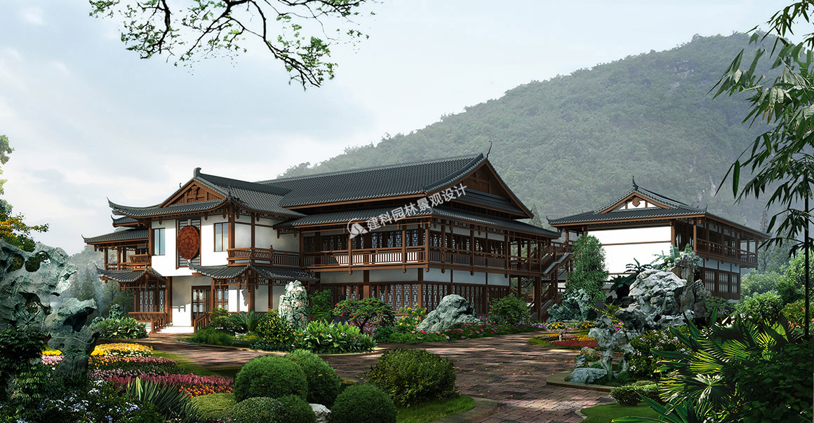 不同風(fēng)格、類型的建筑及其建筑不同部位的植物配置