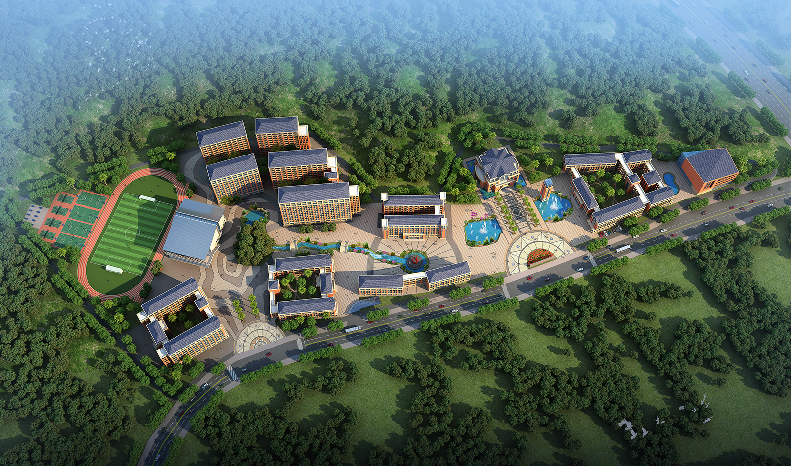 高校校園景觀設(shè)計的原則